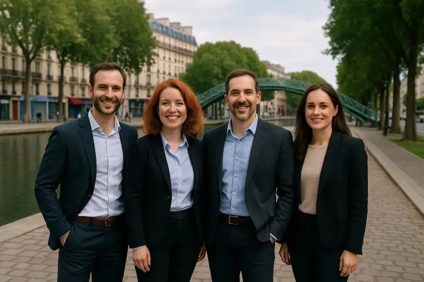 Équipe en team building dans Paris 10