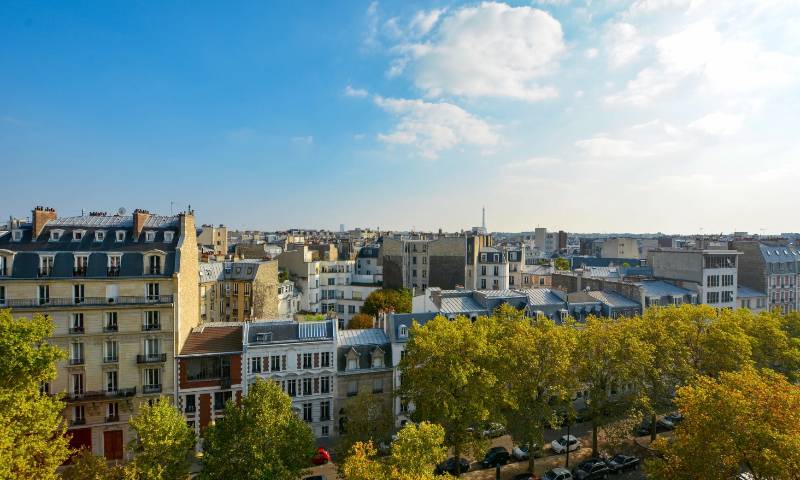 Vue du 17e arrondissement de Paris